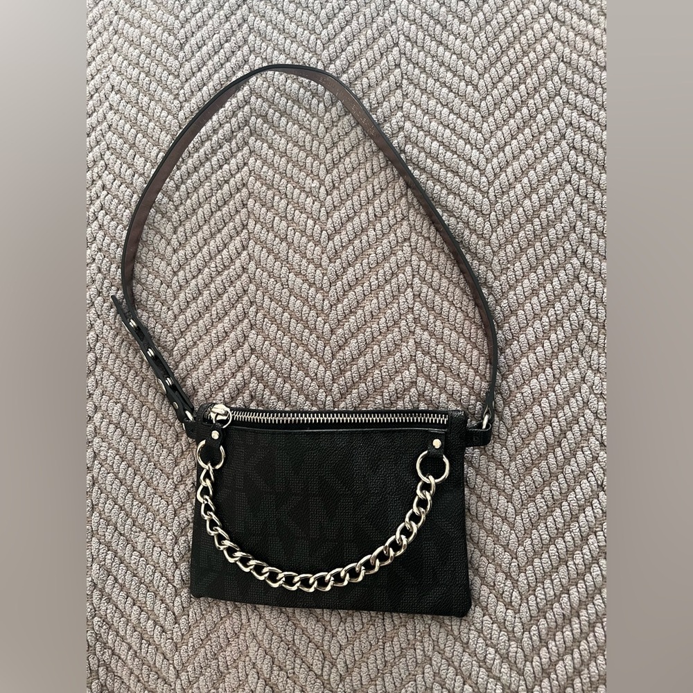 Michael Kors Signature Chain Fanny Pack Belt Bag